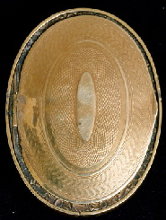 Miniature portrait of Emma P. Pickering, Moses B. Russell (1809-1884) back of locket